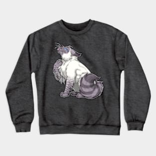 Lilac Lynx Point Longhair Crewneck Sweatshirt